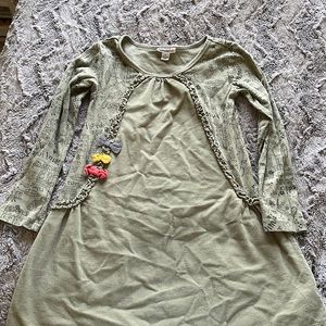 Naartjiekids sage green dress size 7 years. Ready for wear!